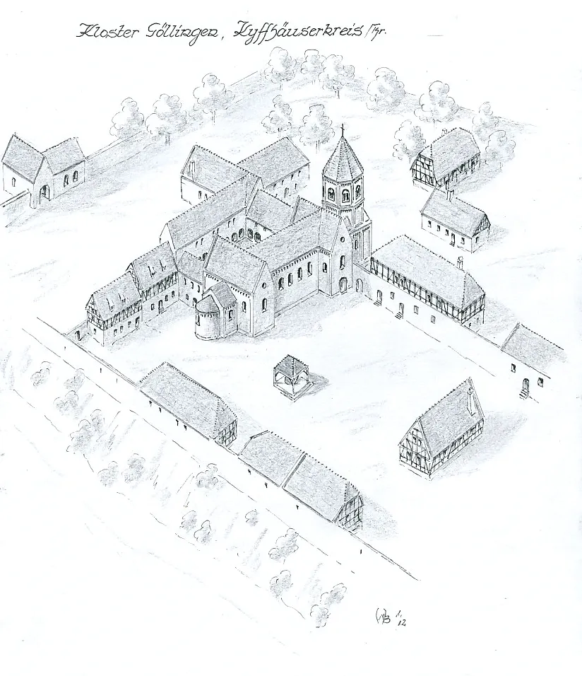 kloster goellingen rekonstruktion