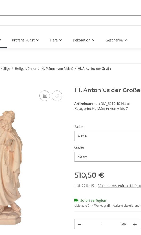 heiliger  antonius der grosse