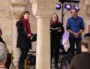 Das Ensemble nimmers&ecirc;lich im G&ouml;llinger Klosterturm
